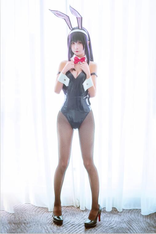 沖田凜花Rinka - NO.27 霞ヶ丘詩羽 bunny suit ver. (冴えない彼女の育てかた) 12P41M