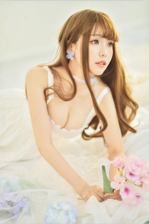 ElyEE子 - NO.76 White Dress [22P-27MB]