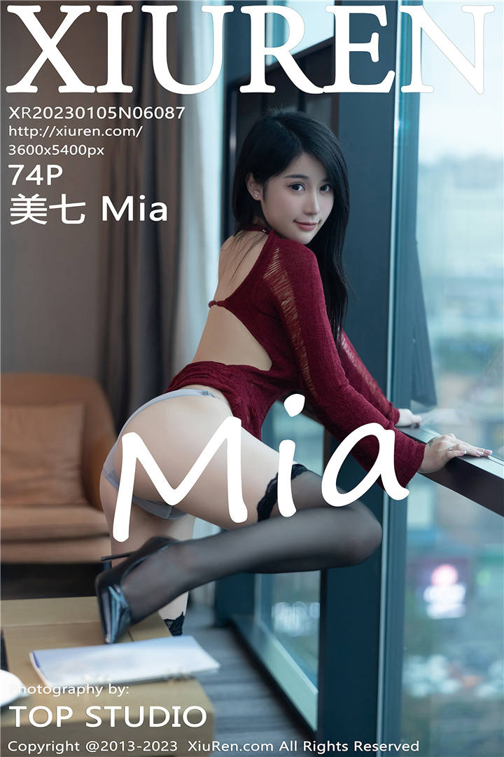 [XiuRen秀人网] 2023.01.05 No.6087 美七 Mia 性感写真[74+1P]